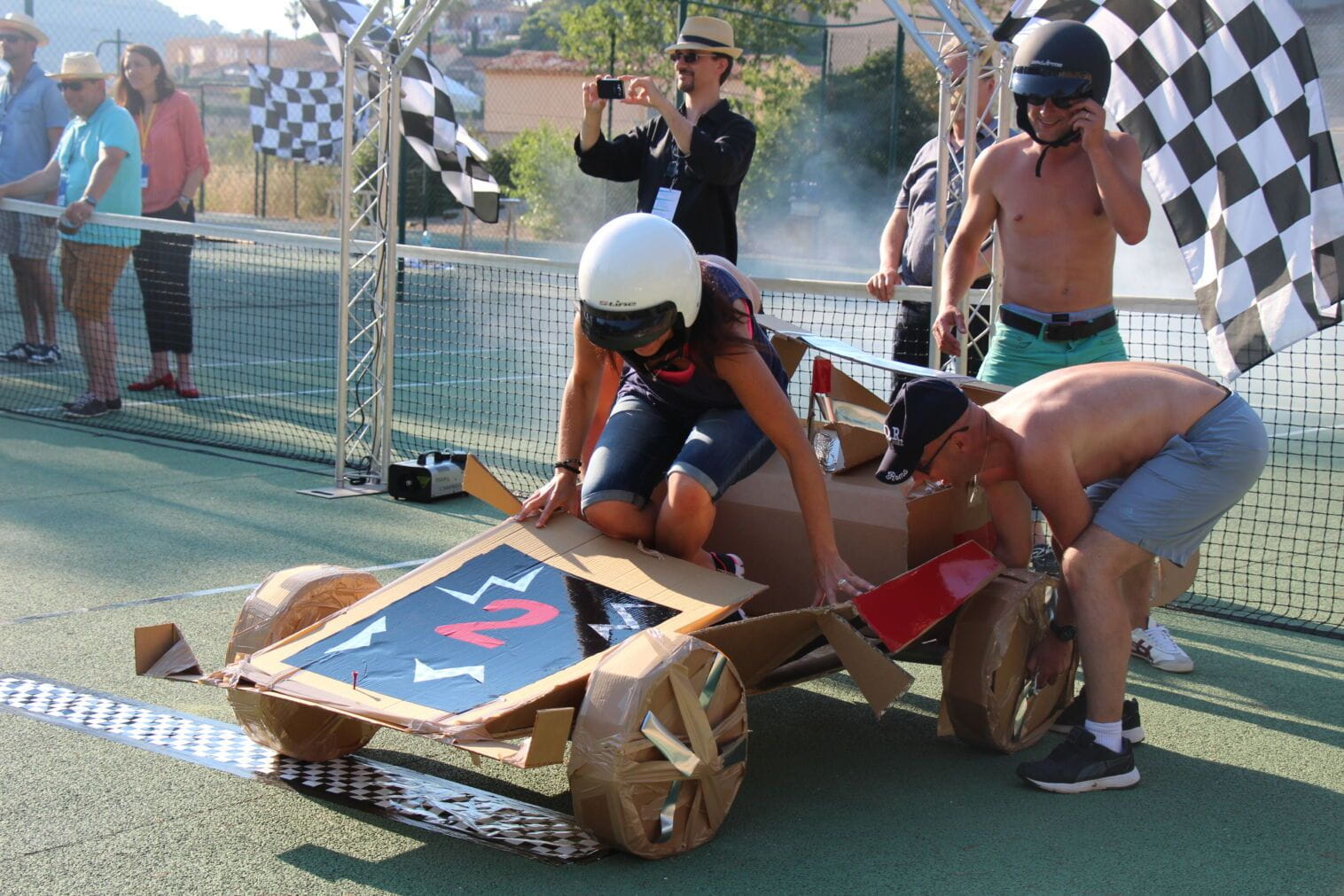 La course Paris Dakar revisitée à bord de votre carriole