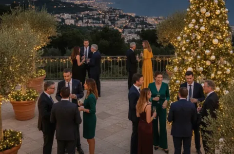 Soirée de Noël entreprise PACA – idées et budget 2026