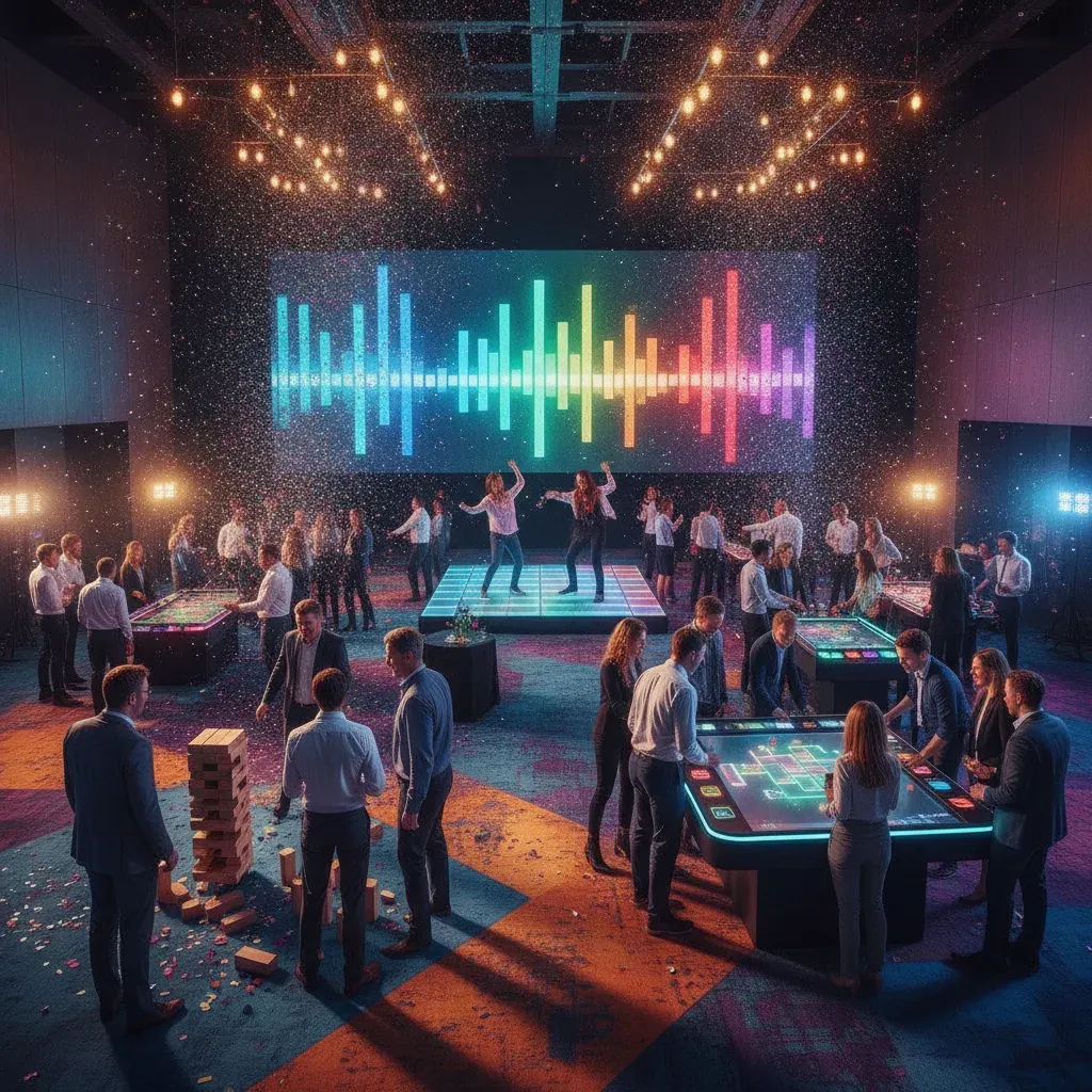Animation événementielle indoor bar à jeux XXL entreprise