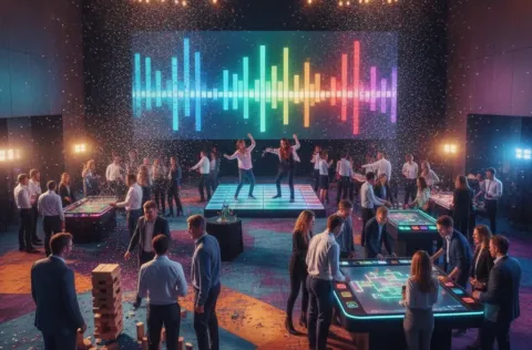 Animation événementielle indoor bar à jeux XXL entreprise